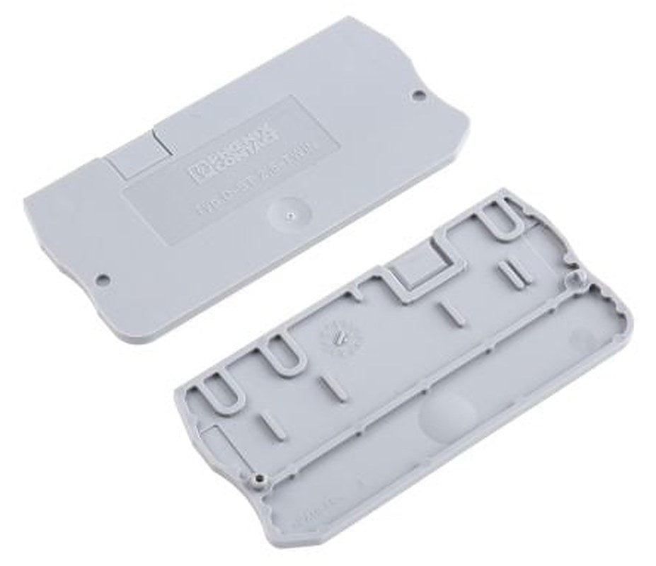 Phoenix Contact D-ST Series End Cover for Use with DIN Rail Terminal Blocks
