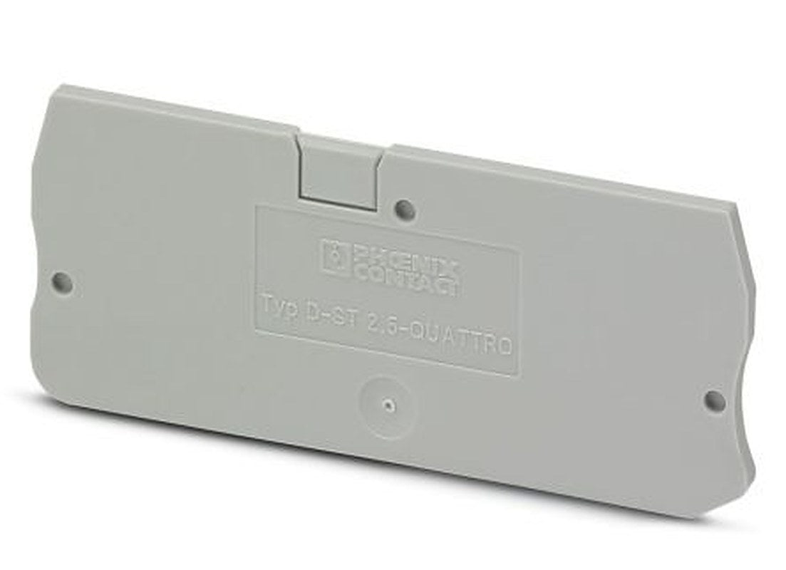 Phoenix Contact D-ST Series End Cover for Use with DIN Rail Terminal Blocks