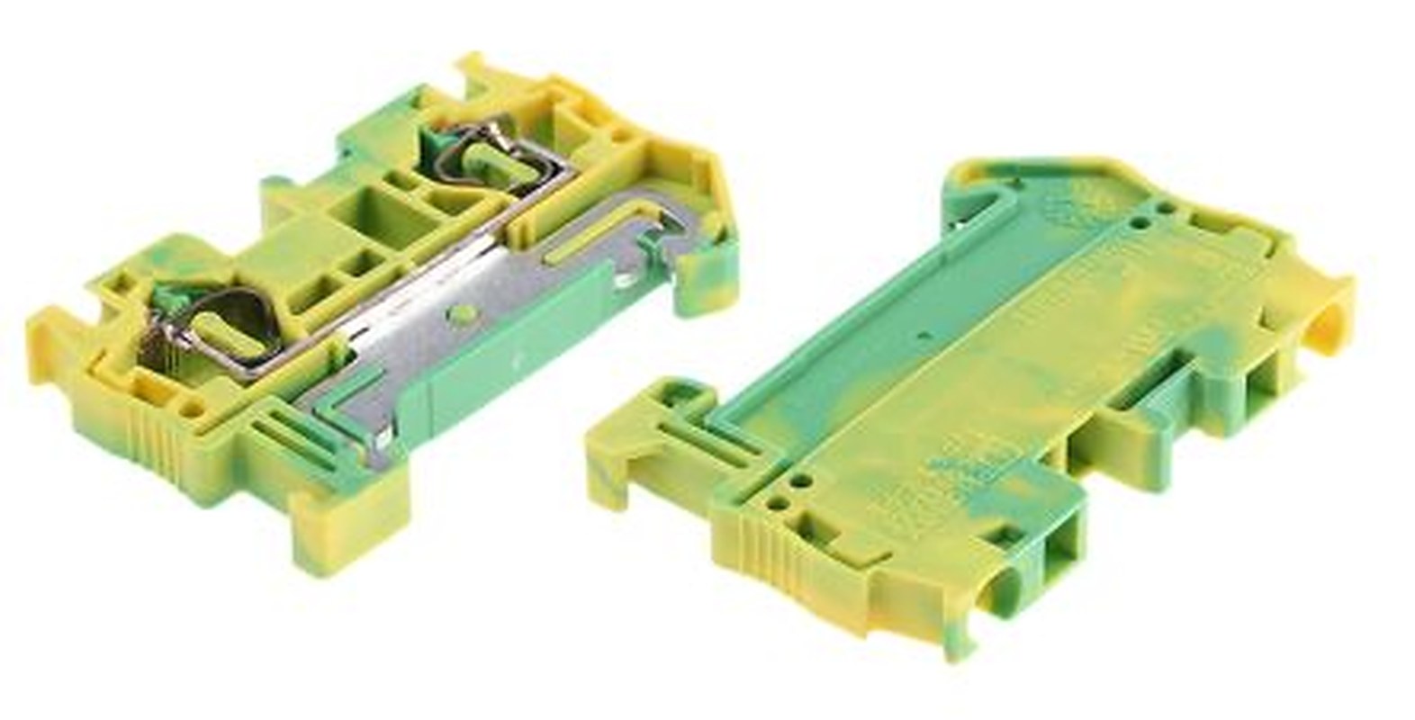 Phoenix Contact 3031380 ST 4-PE Series Earth Terminal Block Green, Yellow, 0.08mm², 6 mm², 1-Level, Spring Cage