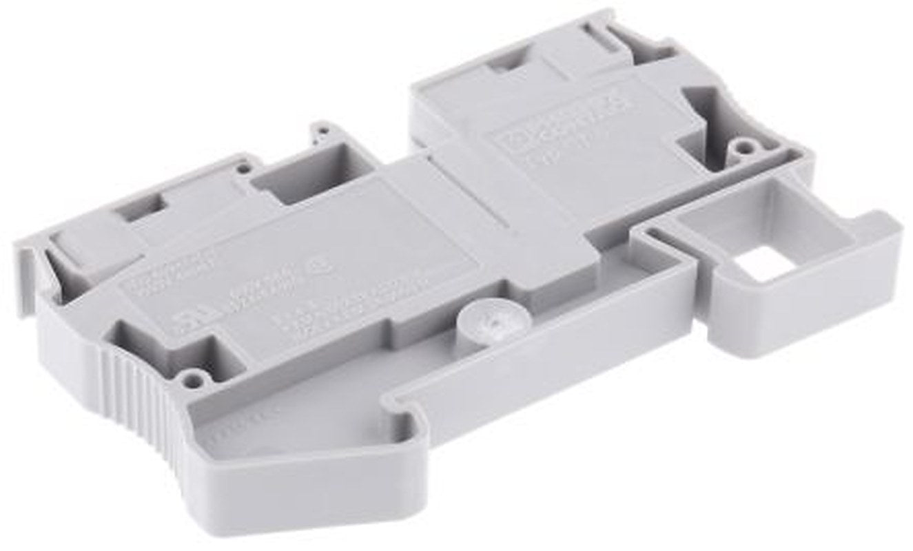 Phoenix Contact 3031487 ST6 Series Feed Through Terminal Block Grey, 0.2mm², 6 mm², 1-Level, Spring Cage