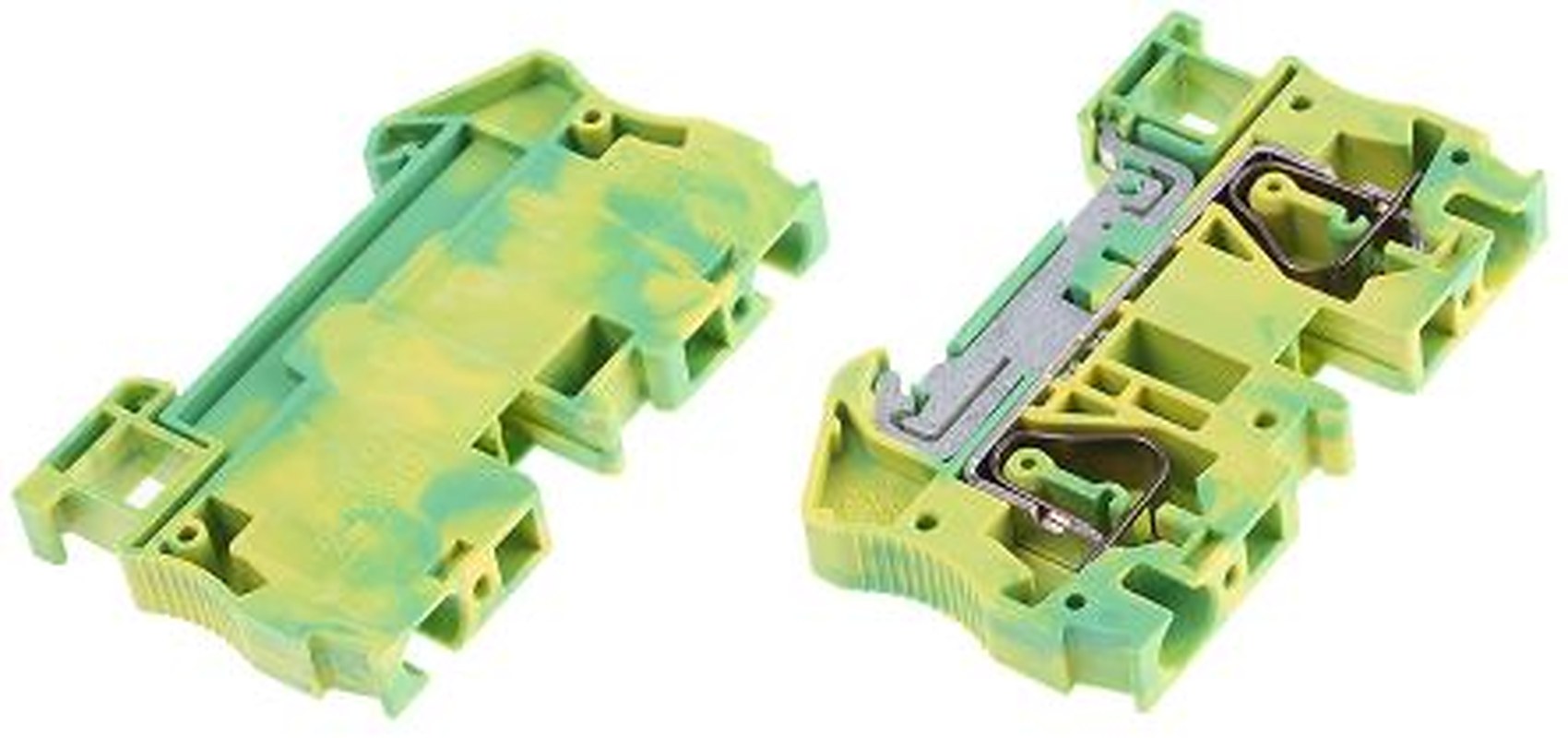 Phoenix Contact 3031500 ST 6-PE Series Earth Terminal Block Yellow, Green, 0.2mm², 6 mm², 1-Level, Spring Cage, IECEx