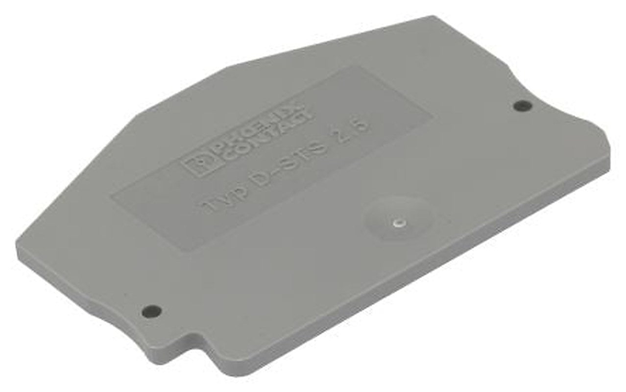 Phoenix Contact D-STS 2.5 Series End Cover for Use with Modular Terminal Block