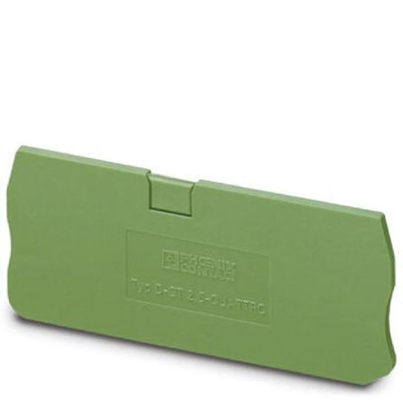 Phoenix Contact D-ST 2.5-QUATTRO GN Series End Cover