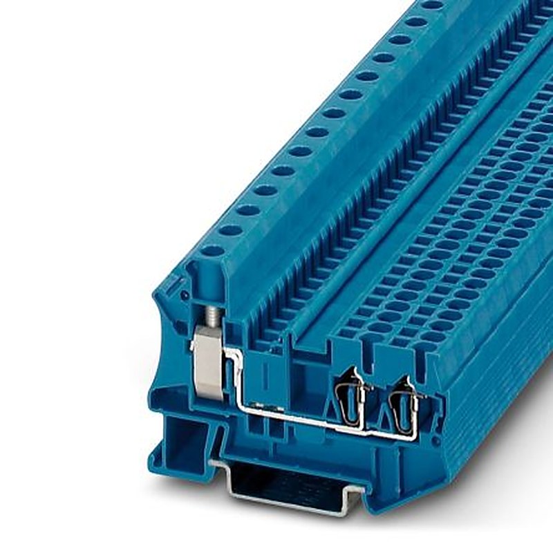 Phoenix Contact 3033142 DIN Rail Terminal Block Blue, 0.5mm², 16 mm², 1-Level, Screw