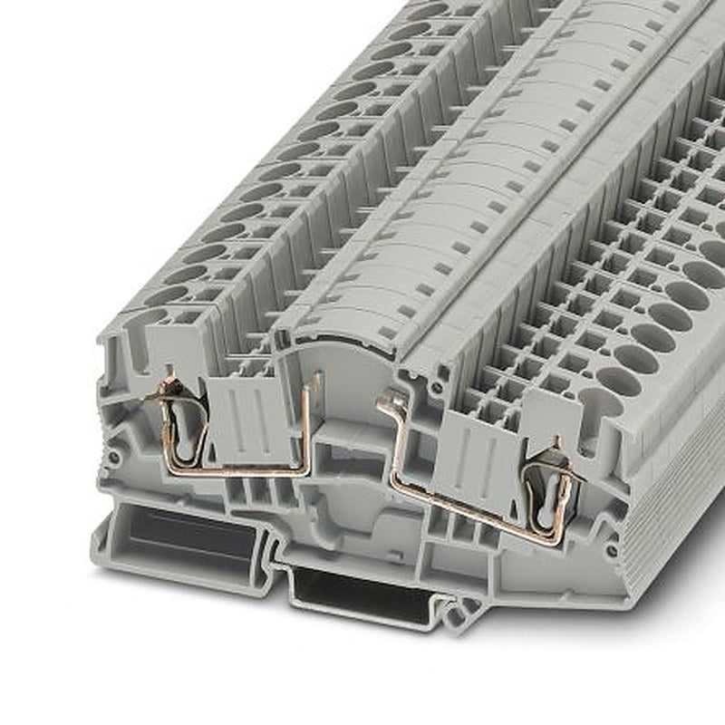 Phoenix Contact 3035688 STME 6-BE Series Component Terminal Block Grey, 0.2mm², 10 mm², 1-Level, Spring Cage