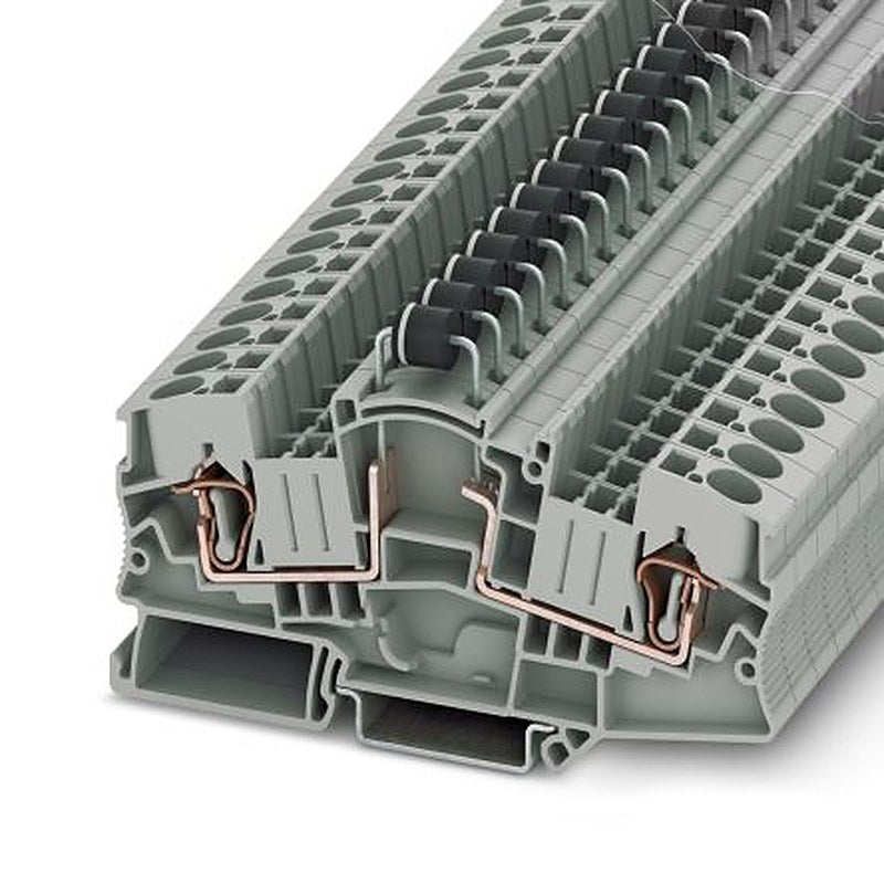 Phoenix Contact 3035692 STME 6-DIO/R-L HV Series Component Terminal Block Grey, 0.2mm², 10 mm², 1-Level, Spring Cage