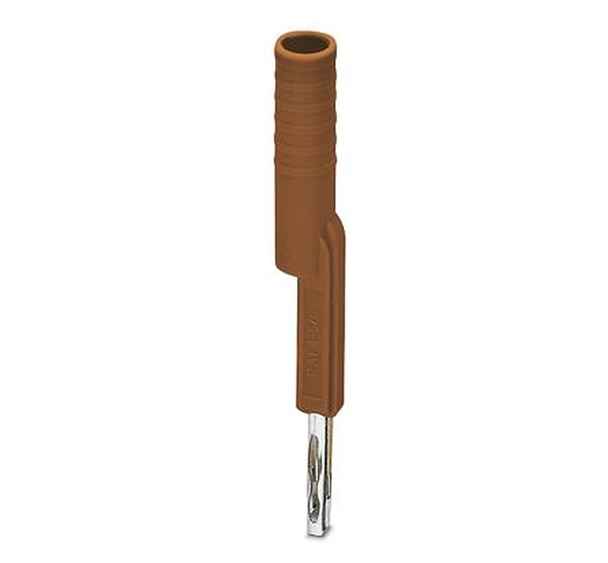 Phoenix Contact PAI-4-FIX-5/6 BN Series Test Adapter for Use with 4 mm safety test plugs