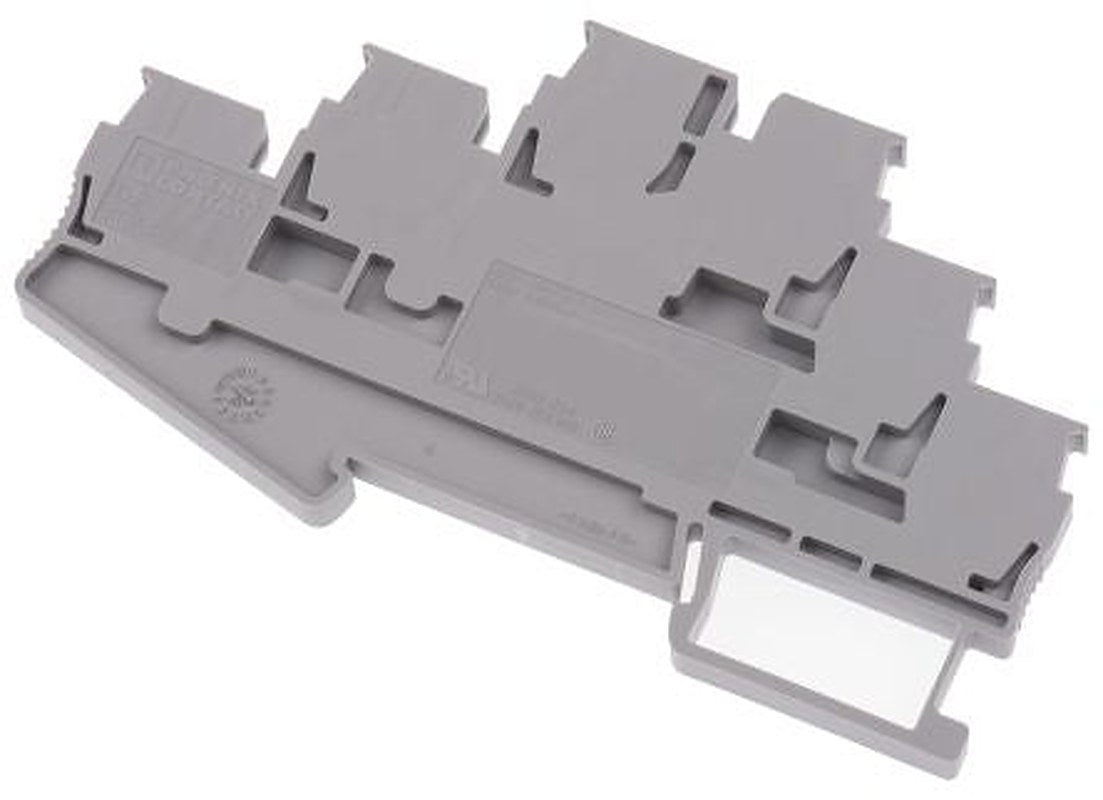 Phoenix Contact 3036042 Clipline Series Feed Through Terminal Block Grey, 4mm², 3-Level, Spring Cage