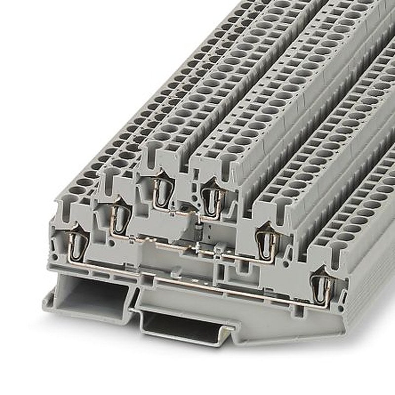 Phoenix Contact 3036043 ST 2.5-3L-DIO/M-O Series Multi Level Terminal Block Grey, 0.08mm², 4 mm², 3-Level, Spring Cage