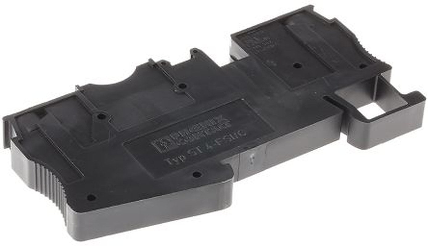 Phoenix Contact 3036372 ST 4-FSI/C Series DIN Rail Terminal Block Black, 0.08mm², 4 mm², 1-Level Fused, Spring Cage