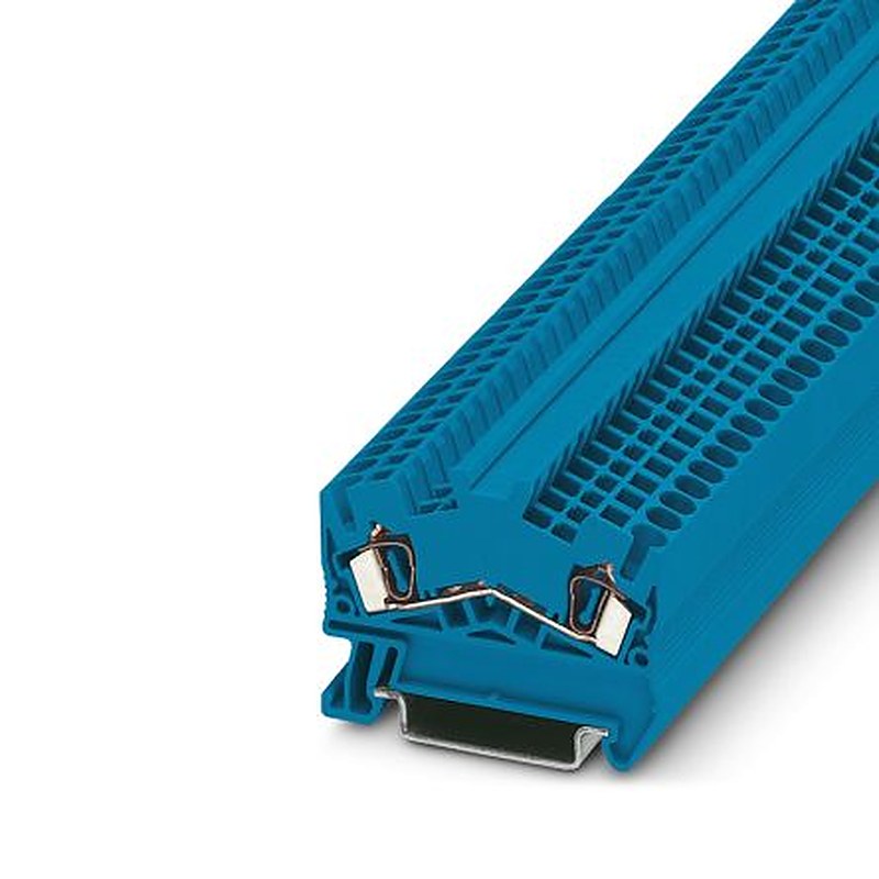 Phoenix Contact 3036408 STS 2.5 BU Series DIN Rail Terminal Block Blue, 0.08mm², 4 mm², 1-Level, Spring Cage, IECEx PTB
