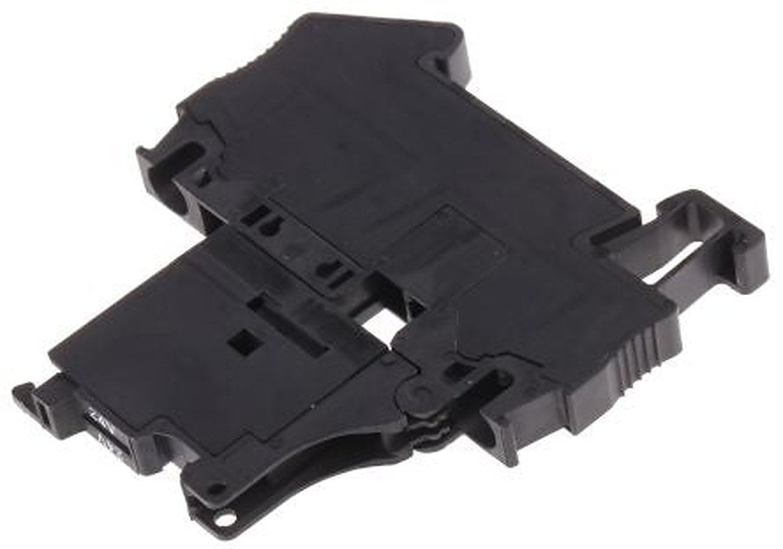 Phoenix Contact 3036547 Clipline Series Fused DIN Rail Terminal Black, 1-Level Fused, Spring Cage