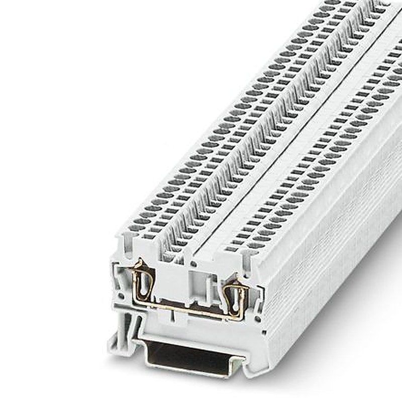 Phoenix Contact 3037054 ST 1.5 WH Series DIN Rail Terminal Block White, 0.08mm², 1.5 mm², 1-Level, Spring Cage, IECEx
