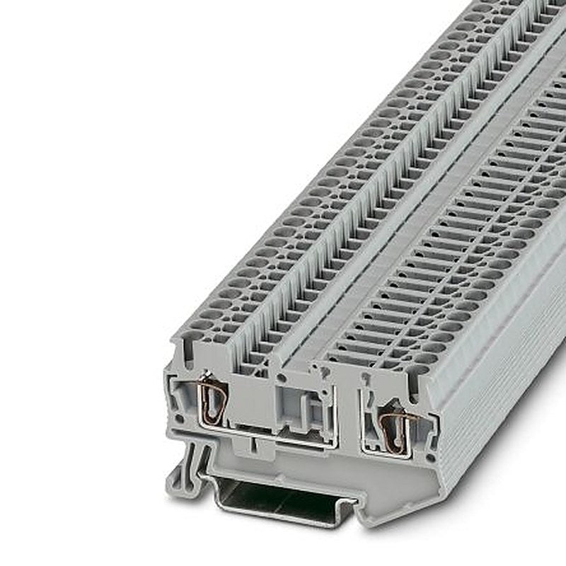 Phoenix Contact 3038435 ST 2.5-TG Series Disconnect Terminal Block Grey, 0.08mm², 4 mm², 1-Level, Spring Cage