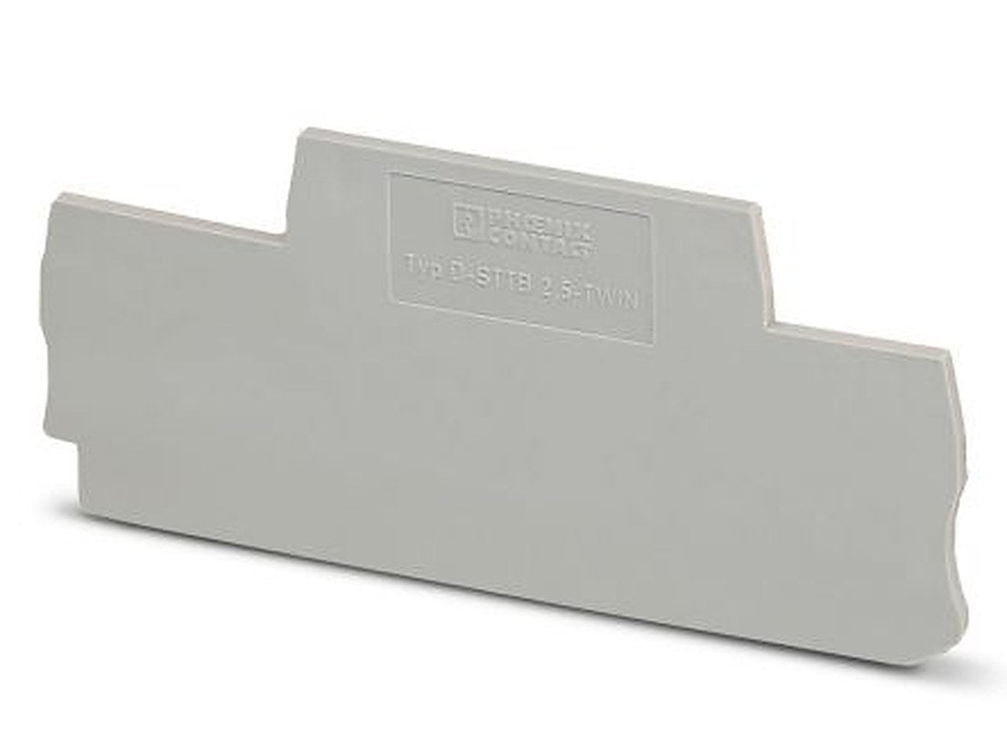 Phoenix Contact D-STTB 2.5 Series End Cover for Use with Modular Terminal Block
