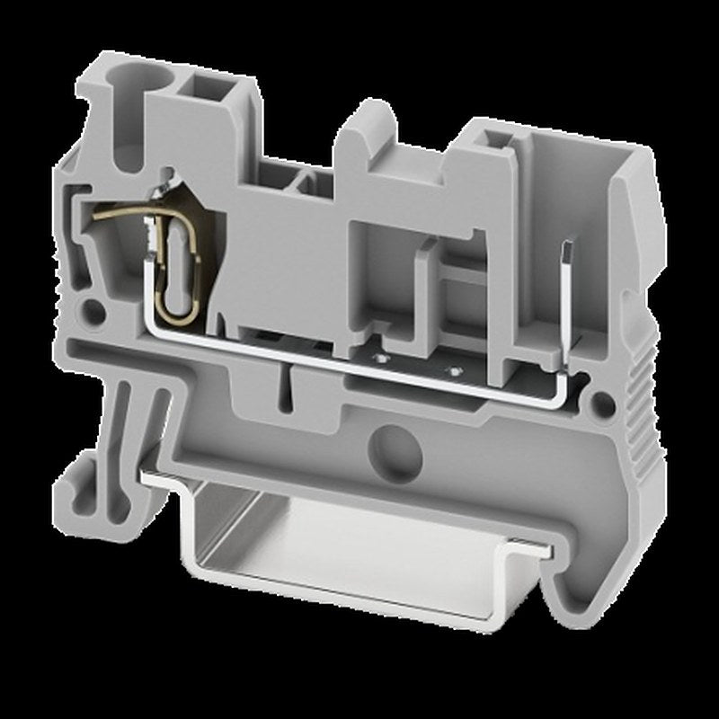 Phoenix Contact 3040012 ST 2.5 Series Terminal Block Grey, 2.5mm², 2-Level, Plug-In, EN 45545-2 HL3