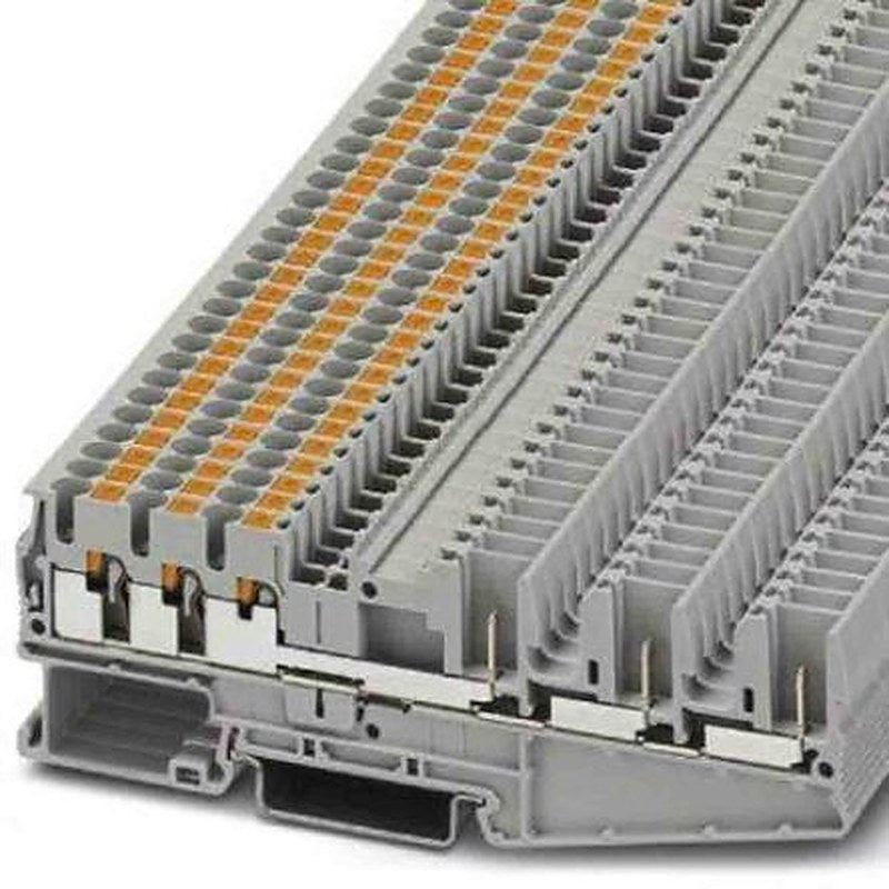 Phoenix Contact 3040044 Feed Through Terminal Block Grey, 0.14mm², 4 mm², Push-in
