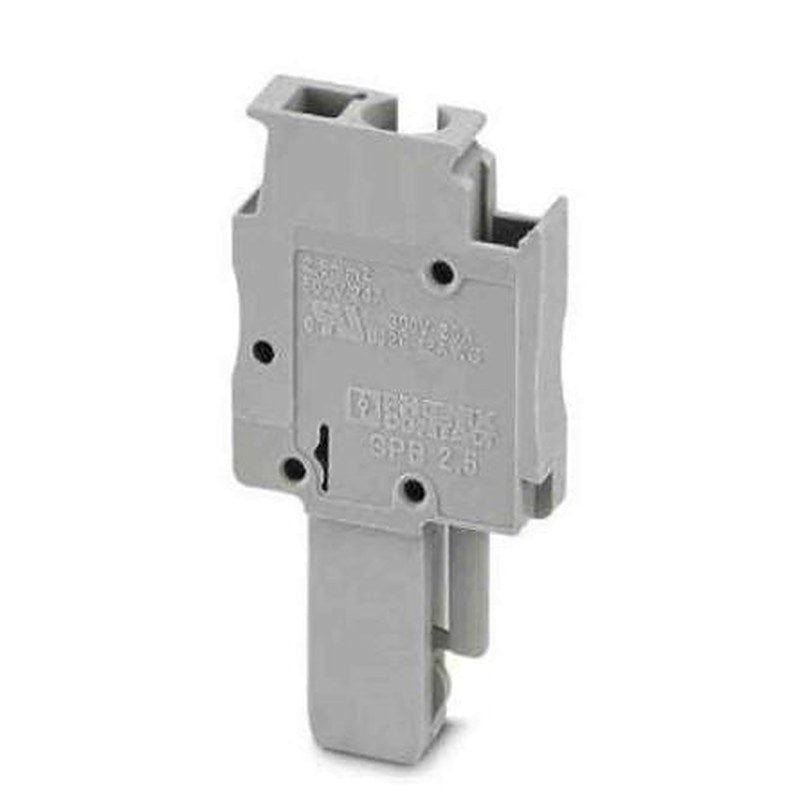 Phoenix Contact Combi Pluggable Solutions Series Pluggable Terminal Block, 1-Contact, 5.2 mm Pitch, 3040106