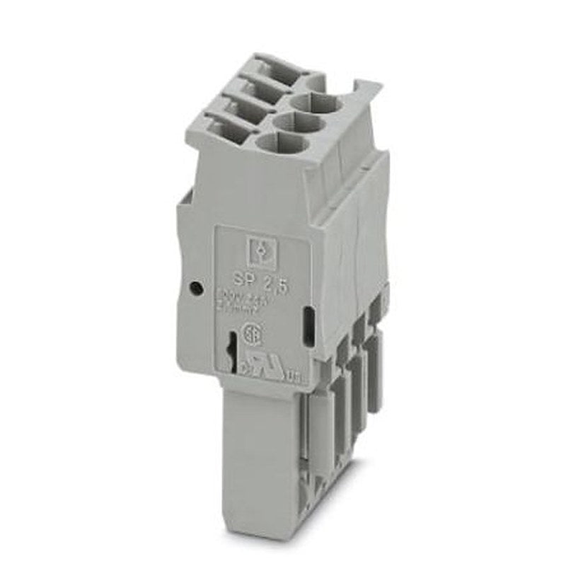 Phoenix Contact SP 2.5/4 Series Pluggable Terminal Block, 4-Contact, 20.8 mm Pitch, 3040287