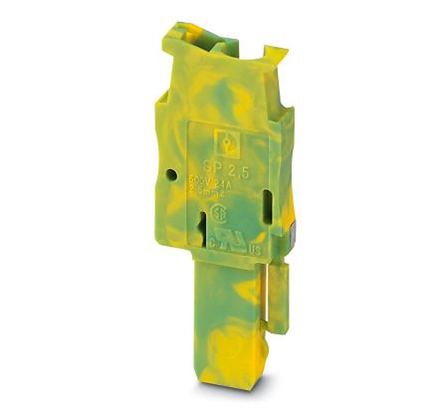 Phoenix Contact SP 2.5/1 GNYE Series Terminal Plug
