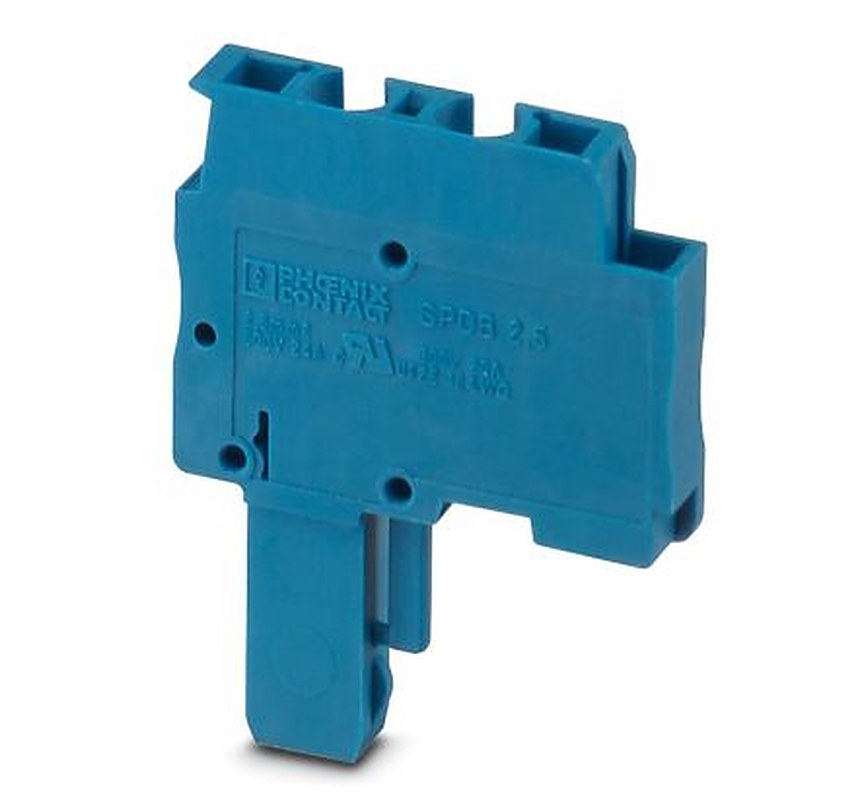 Phoenix Contact SPDB Series Terminal Plug, 1-Way, 12AWG, 28 AWG Wire, 24A Spring Cage