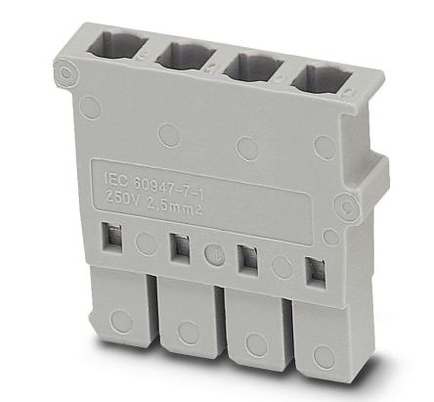 Phoenix Contact CP 2.5-4L Series Connector Housing for Use with PCC or HCC Plug housing