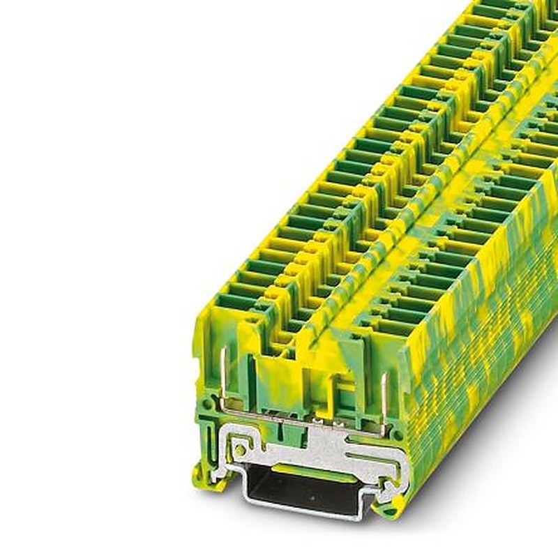 Phoenix Contact 3042146 CLIPLINE Complete Series Terminal Block Yellow, 0.08mm², 4 mm², 1-Level, Plug-In