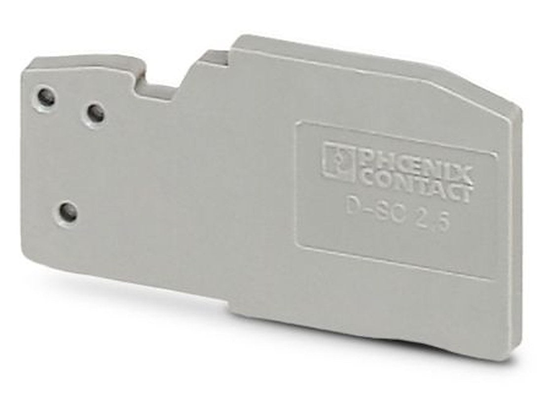 Phoenix Contact D-SC 2.5 Series End Cover for Use with Modular Terminal Block