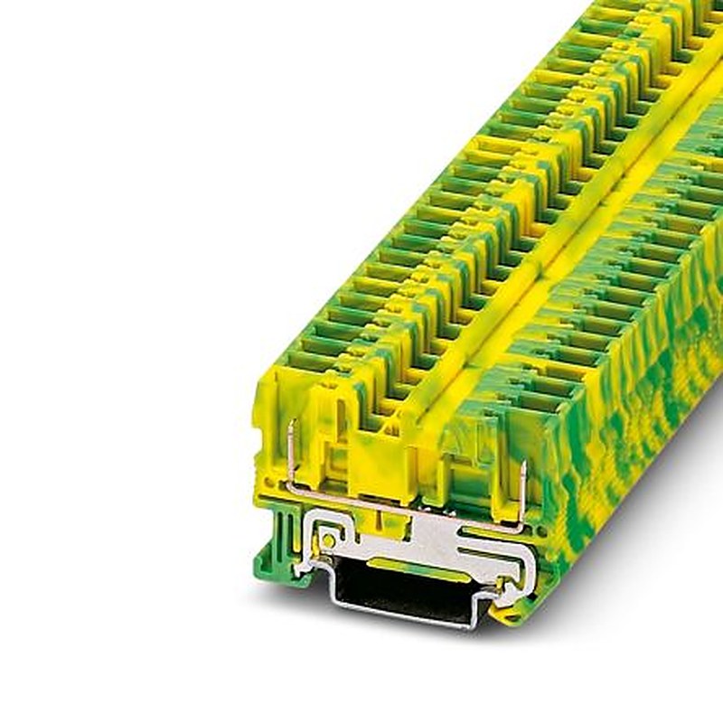 Phoenix Contact ST Series Earth Terminal Block, 2-Way, 28AWG Wire Plug-In
