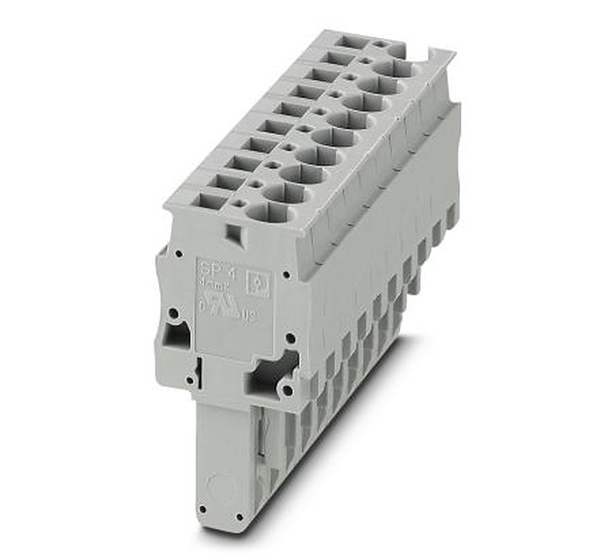 Phoenix Contact SP 4/10 Series Terminal Plug for Use with DIN Rail