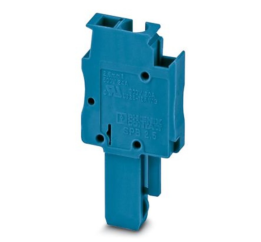 Phoenix Contact SPB Series Terminal Plug, 1-Way, 12AWG, 28 AWG Wire, 24A Spring Cage