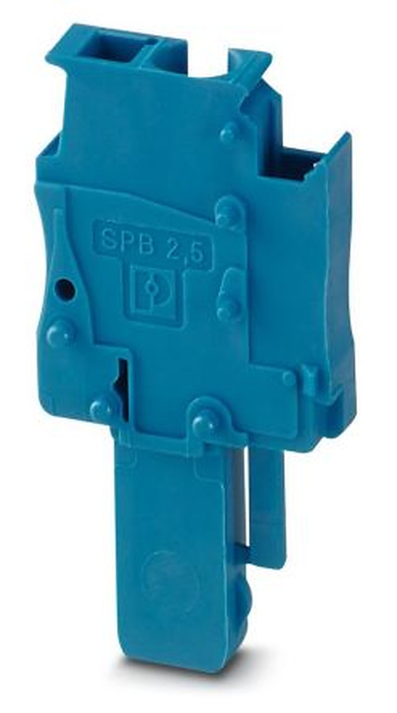 Phoenix Contact SPB 2.5/1-M BU Series Terminal Plug for Use with DIN Rail