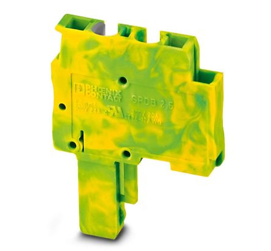 Phoenix Contact SPDB Series Terminal Plug, 1-Way, 12AWG, 28 AWG Wire, 24A Spring Cage