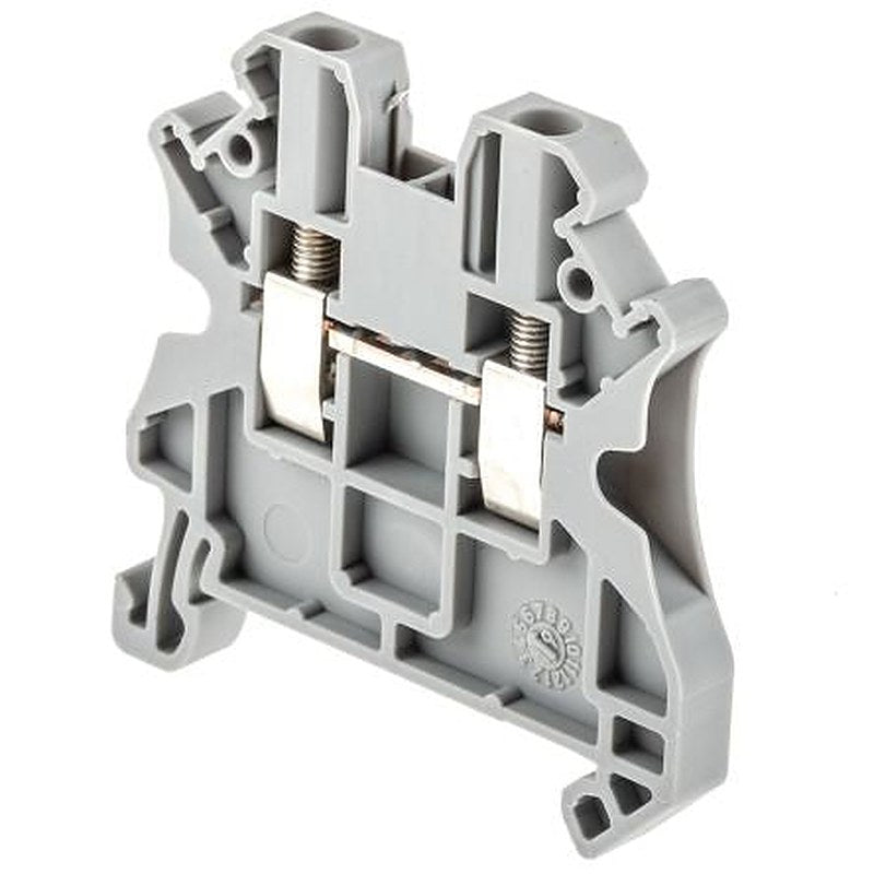 Phoenix Contact 3044076 UT 2.5 Series Feed Through Terminal Block Grey, 0.14mm², 4 mm², 1-Level, Screw, ATEX