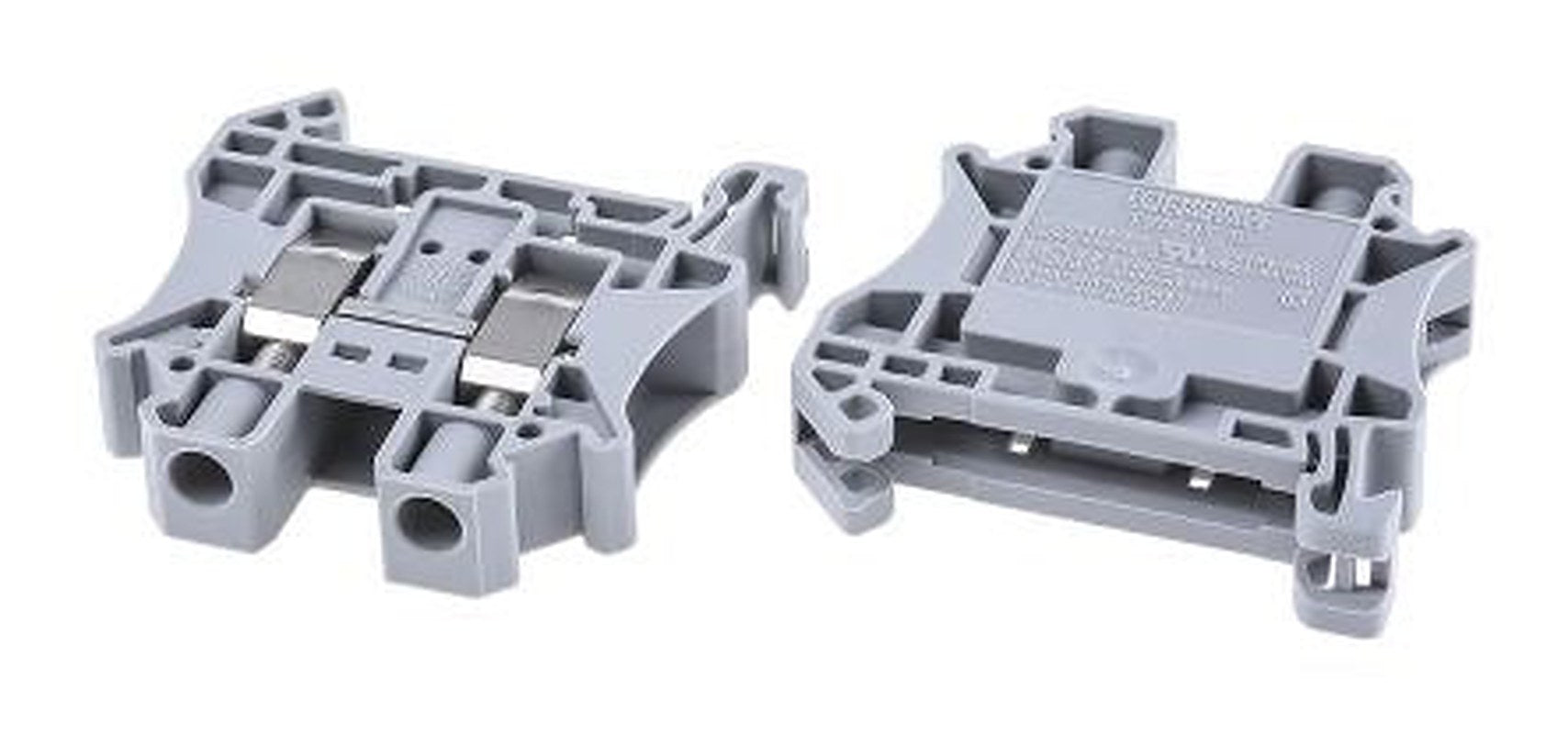 Phoenix Contact 3044160 UT 10 Series Feed Through Terminal Block Grey, 0.5mm², 16 mm², 1-Level, Screw, IECEx/ATEX