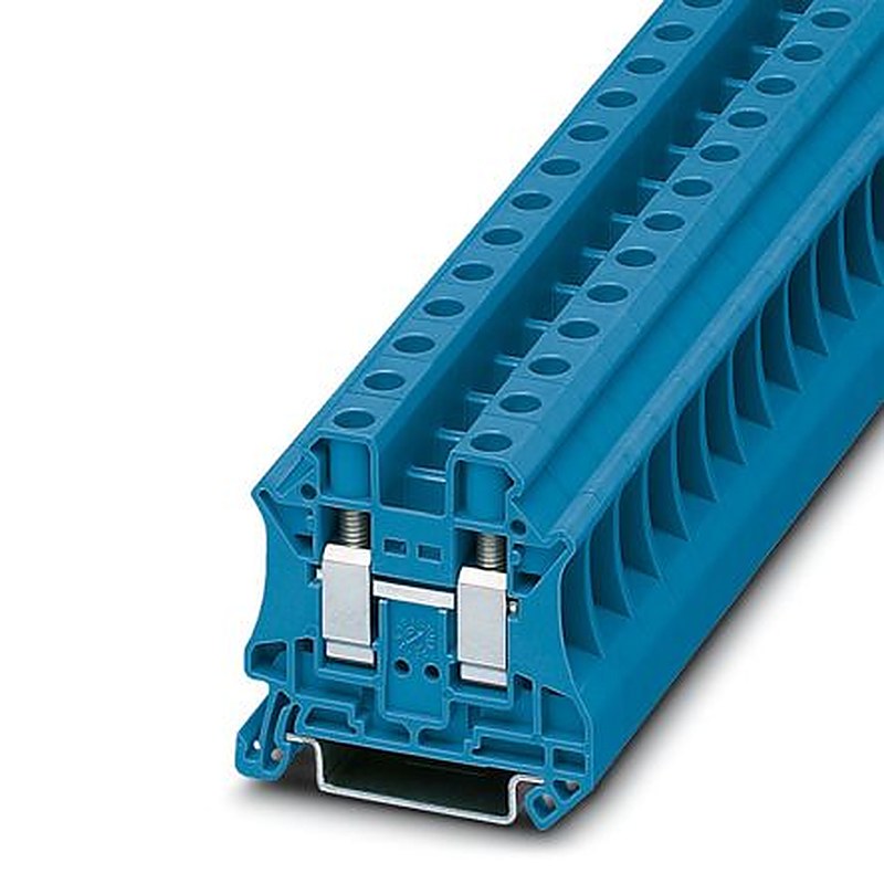 Phoenix Contact 3044188 UT 10 BU Series Feed Through Terminal Block Blue, 0.5mm², 16 mm², 1-Level, Screw, ATEX