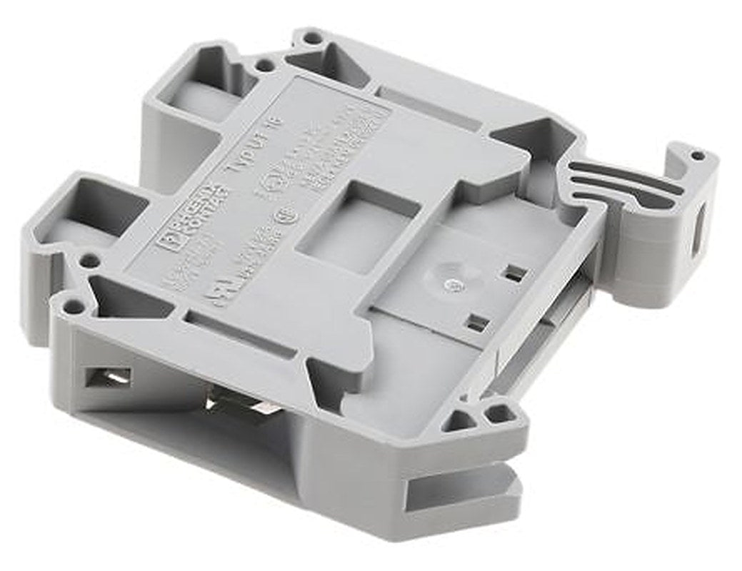 Phoenix Contact 3044199 UT 16 Series Feed Through Terminal Block Grey, 1.5mm², 25 mm², 1-Level, Screw, ATEX