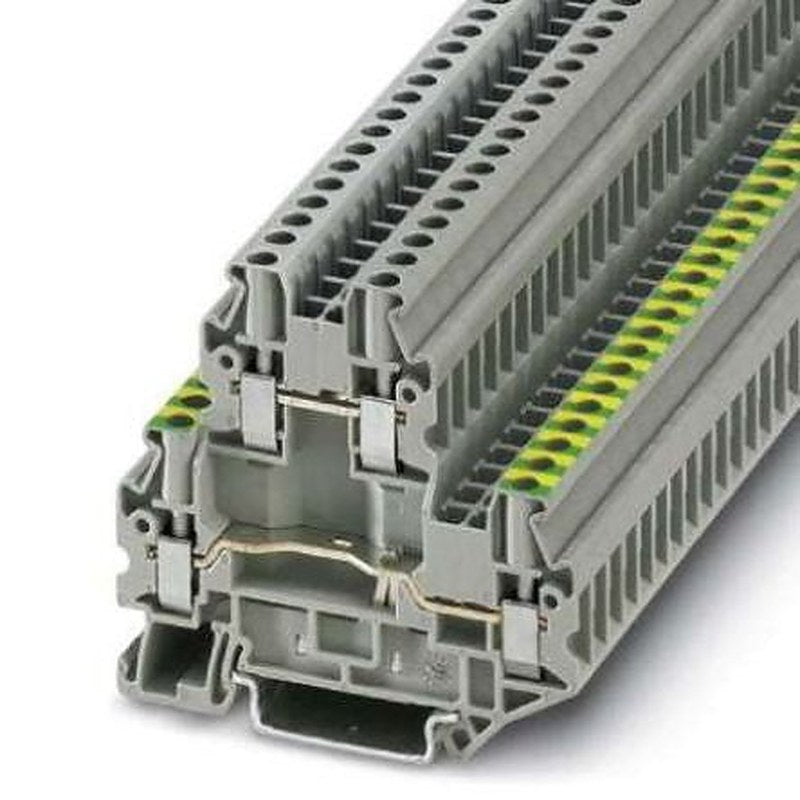 Phoenix Contact 3044746 UTTB 4 Series Multi Level Terminal Block Grey, 0.14mm², 6 mm², 2-Level, Screw