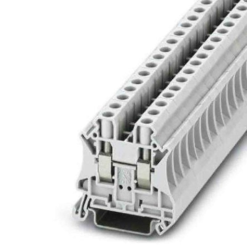 Phoenix Contact 3045198 UT 6 Series Feed Through Terminal Block White, 0.2mm², 10 mm², 1-Level, Screw, IECEx/ATEX
