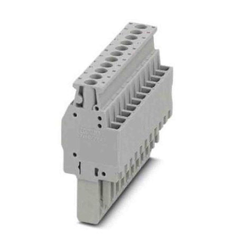 Phoenix Contact Combi Pluggable Solutions Series Pluggable Terminal Block, 11-Contact, 5.2 mm Pitch, 3045509