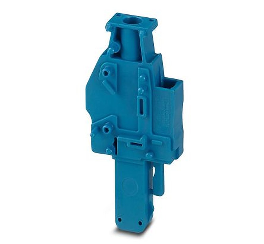 Phoenix Contact UPBV 4/1-R BU Series Terminal Plug for Use with DIN Rail
