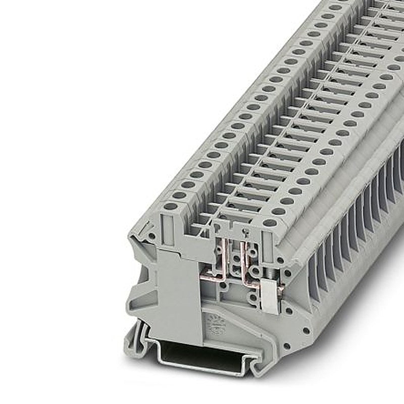 Phoenix Contact 3046143 UT 4-TG-EX Series Disconnect Terminal Block Grey, 1-Level, Screw