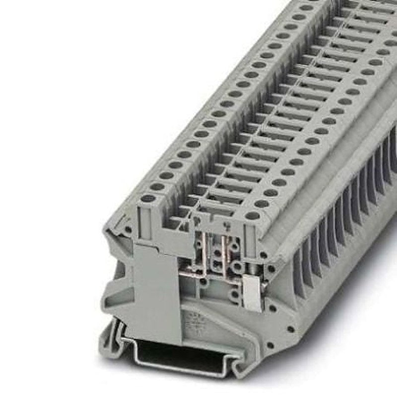 Phoenix Contact 3046168 UT Series Disconnect Terminal Block Grey, 0.14mm², 6 mm², 1-Level, Screw