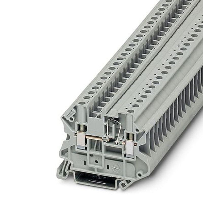 Phoenix Contact 3046236 UT 4-DIO/R-L Series Component Terminal Block Grey, 0.14mm², 6 mm², 1-Level, Screw
