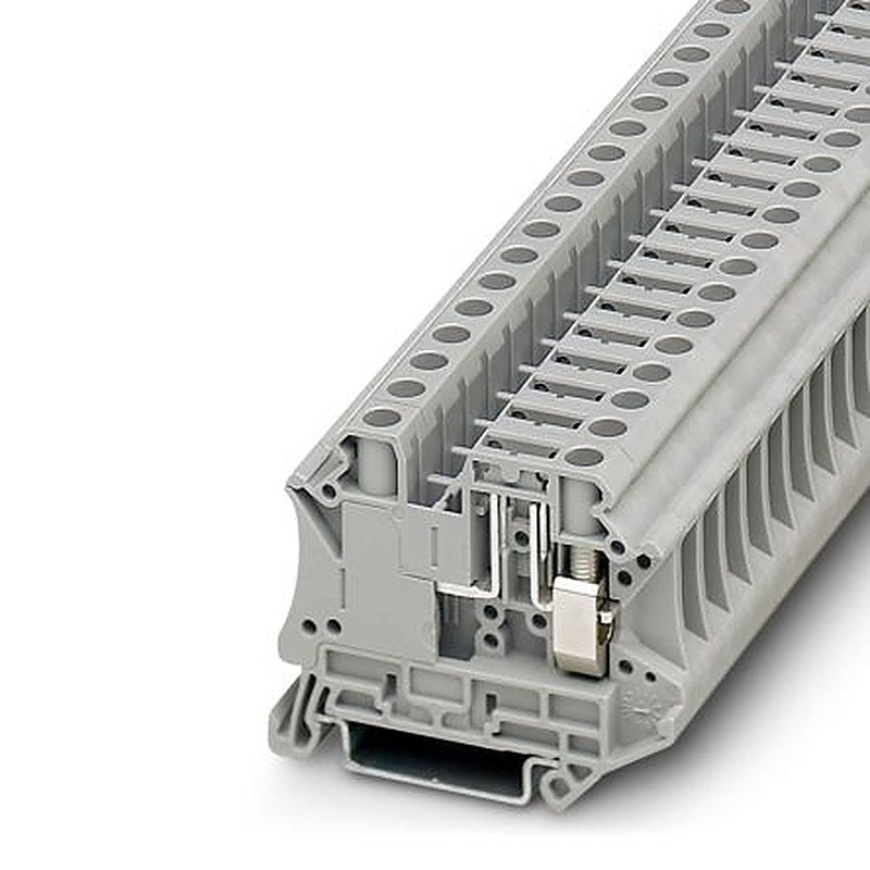 Phoenix Contact 3046486 UT 6-TG-EX Series Disconnect Terminal Block Grey, 0.2mm², 10 mm², 1-Level, Screw