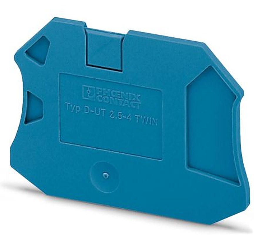 Phoenix Contact D-UT 2.5/4-TWIN BU Series End Cover