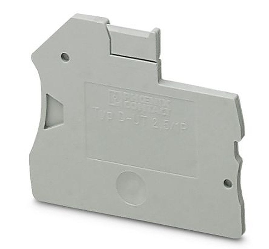 Phoenix Contact D-UT Series End Cover for Use with Modular Terminal Block