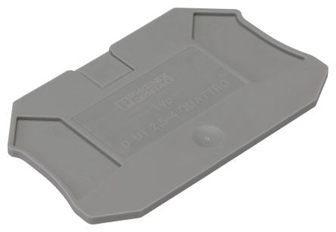 Phoenix Contact D-UT Series End Cover for Use with Modular Terminal Block