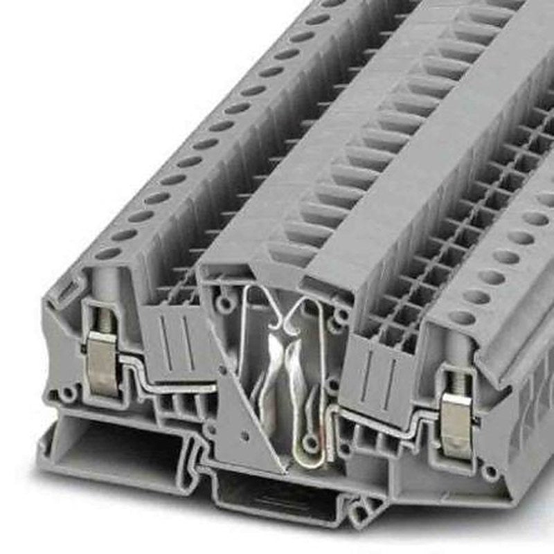 Phoenix Contact 3047420 UTME Series Test Disconnect Terminal Block Grey, 0.2mm², 10 mm², 1-Level, Screw
