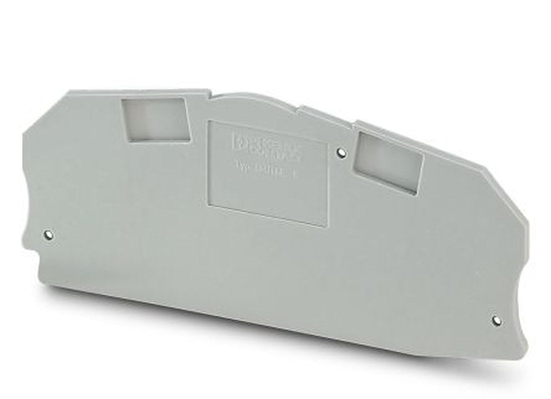 Phoenix Contact D-UTME Series End Cover for Use with DIN Rail Terminal Blocks